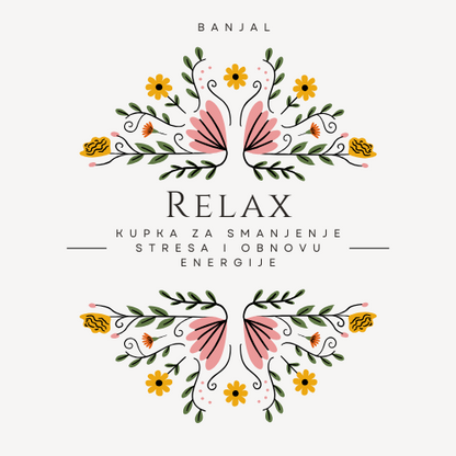 Relax čaj za kupanje od prirodnog bilja